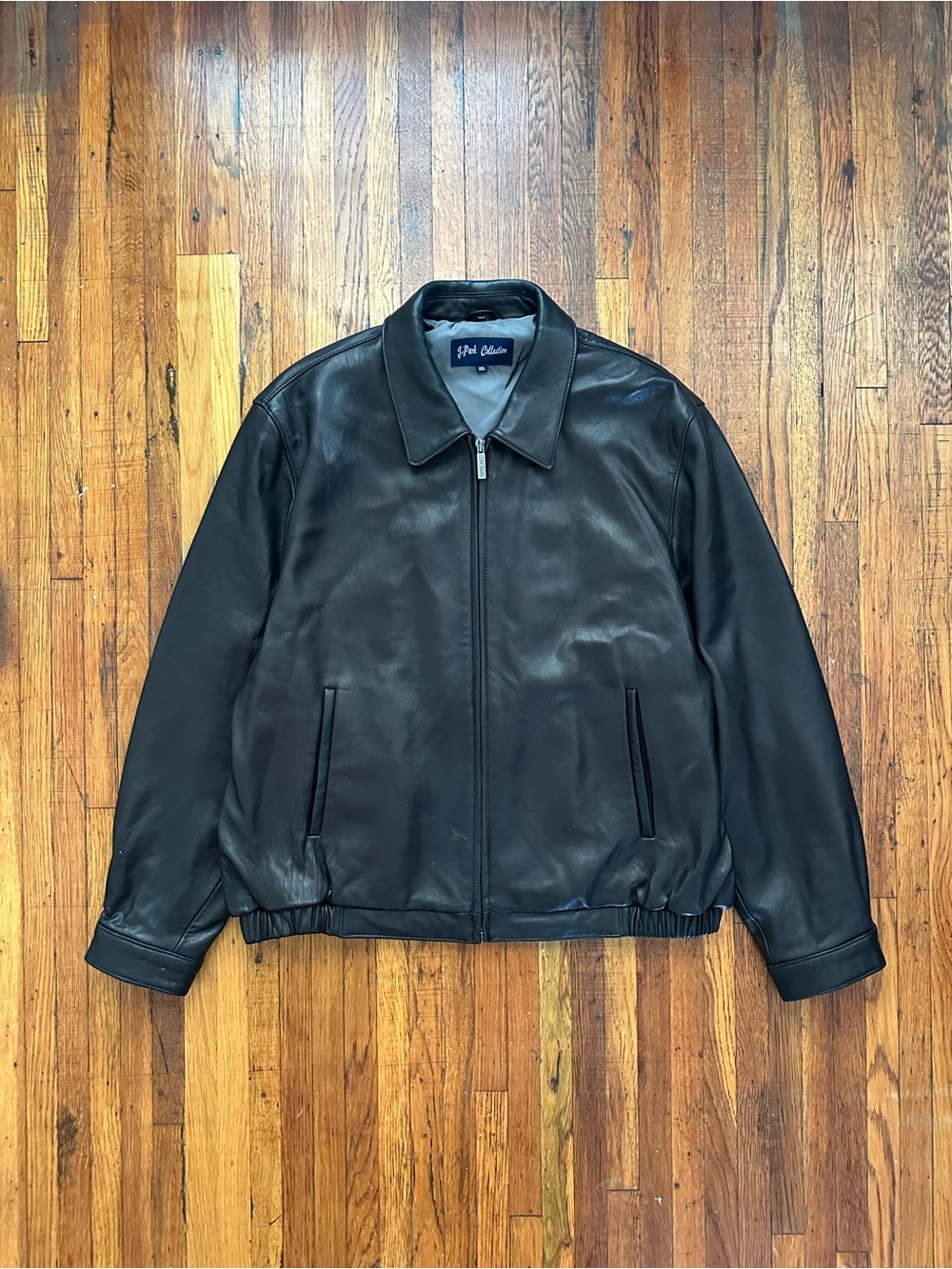 J. Park Collection Vintage 90s Leather Jacket Size XXL